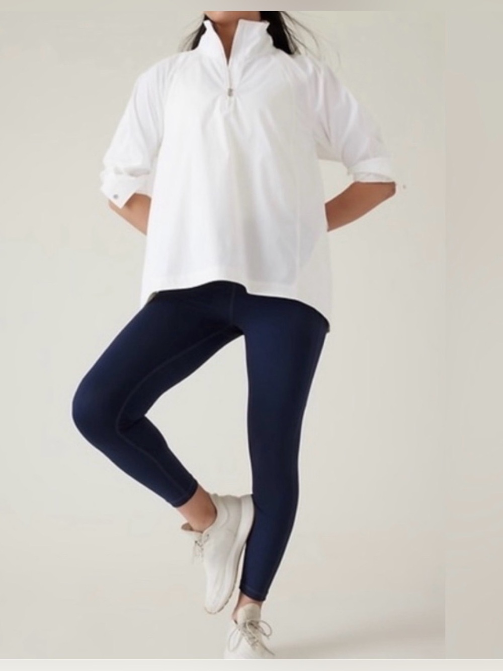 Athleta advantage Poplin Top / Jacket xL